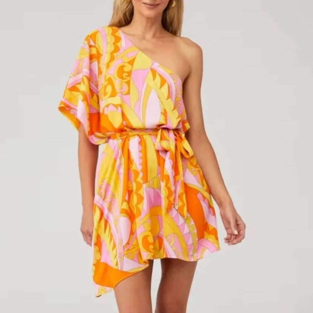 Show me your Mumu Trish Dress In Caribbean Cocktail 1960s Psychedelic Size Large